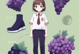 从校服衣袖看到葡萄,校服衣袖里的葡萄记忆